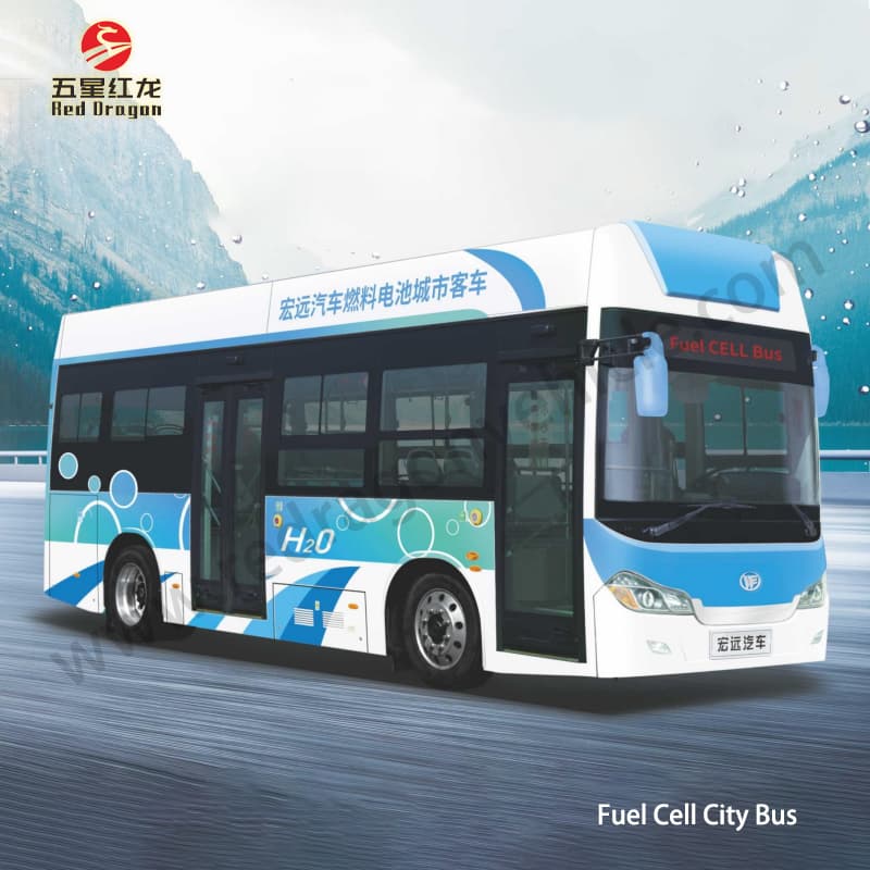 Ônibus urbano de 28 lugares com célula de combustível de hidrogênio para venda