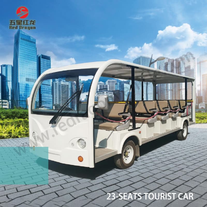 Ônibus turístico elétrico personalizável do fabricante com 23 lugares